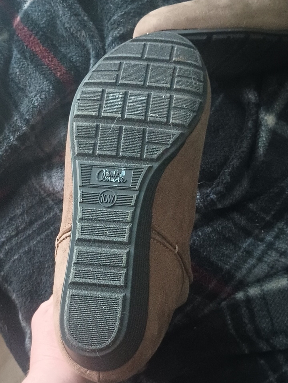 Mia Amore Taupe Suede Slip-On Ankle Booties - Picture 5 of 8
